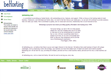 Tablet Screenshot of behosting.com